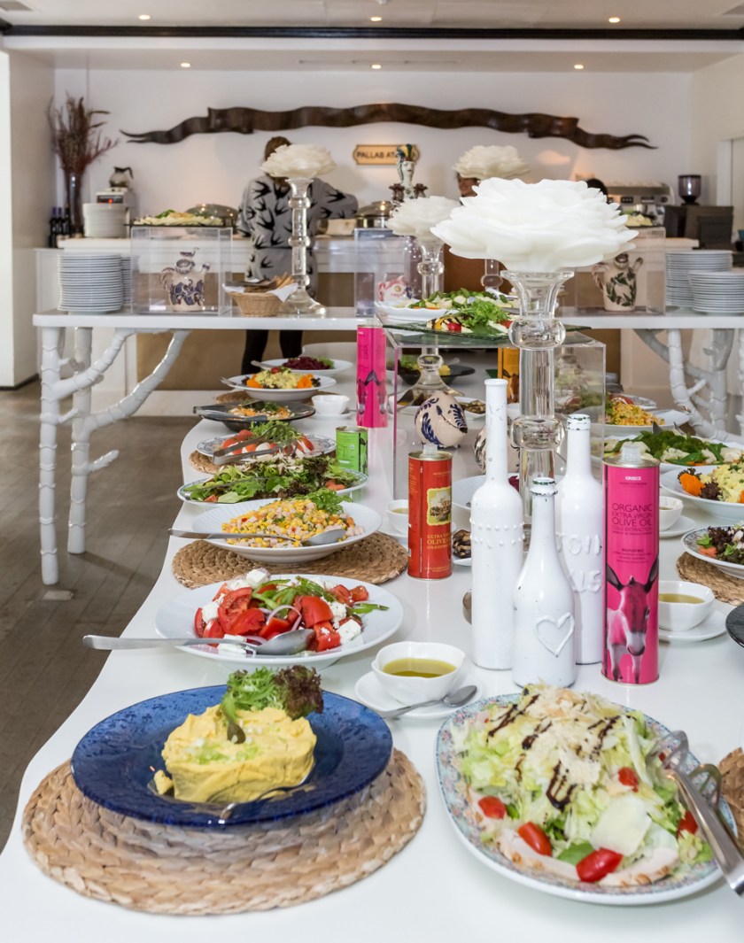 Lunch Buffet at the Grecotel Pallas Athena (familyexperiencesblog.com)